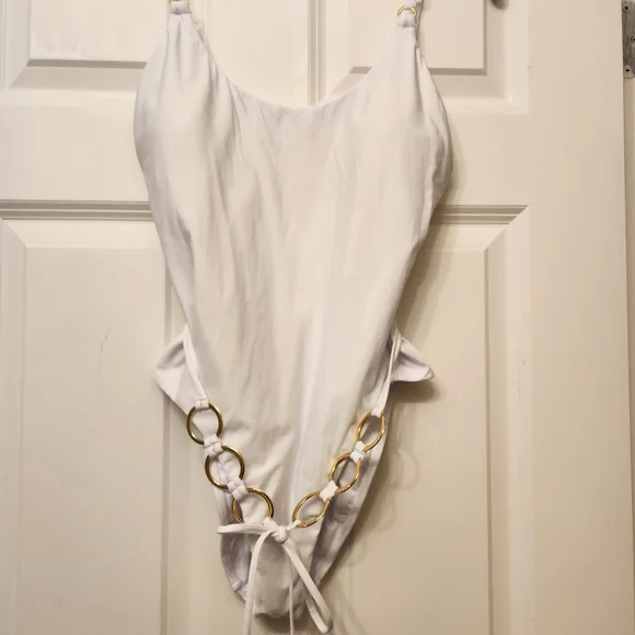 PQ SWIM Water Lily Link Belted One Piece - Picture 5 of 14